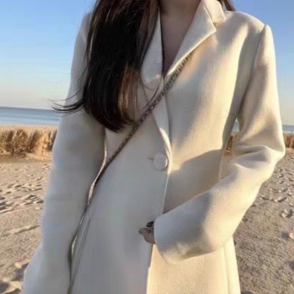 100% Wool trench coat, no wash label - Picture 4 of 5